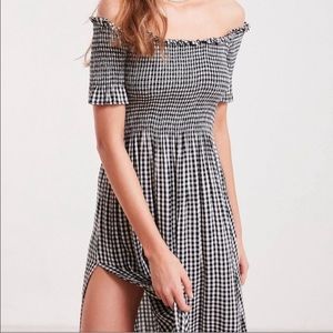 UO Kimchi Blue Gingham Picnic Midi Dress